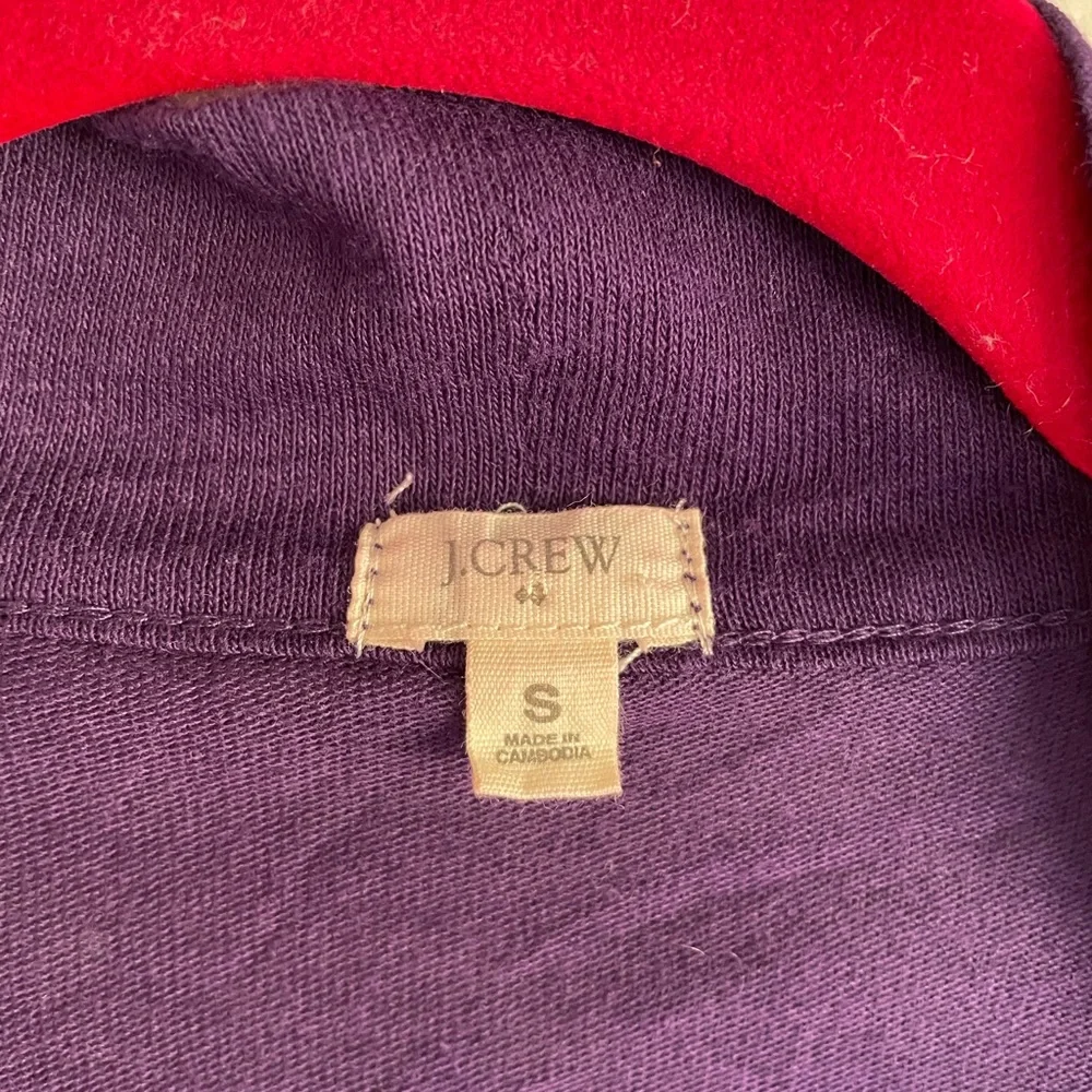 J. Crew Women's Purple Lightweight Open Cardigan Size S
